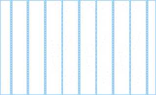 Dollhouse Miniature Wallpaper, White On, Blue